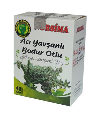Nursima Siftaholsun Market Bitter Yav anl Dwarf Herbal Mixed Tea 40 Filtering Bags