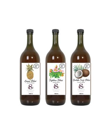 S heylaana Natural Oleaster Lavender Rosehip Lemon & Pineapple and Orange Vinegar 500 Ml