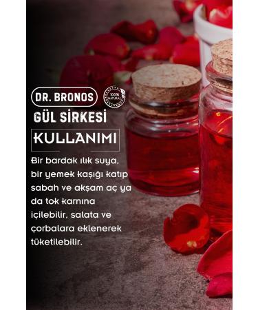Dr. Bronos ROSE VINEGAR 500ml - Buy Online on GoSupps.com
