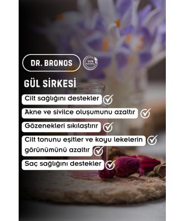 Dr. Bronos ROSE VINEGAR 500ml - Buy Online on GoSupps.com