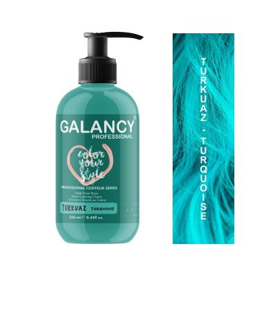 Galancy Turquoise Ammonia Free Color Balayage Hair Dye 250ml