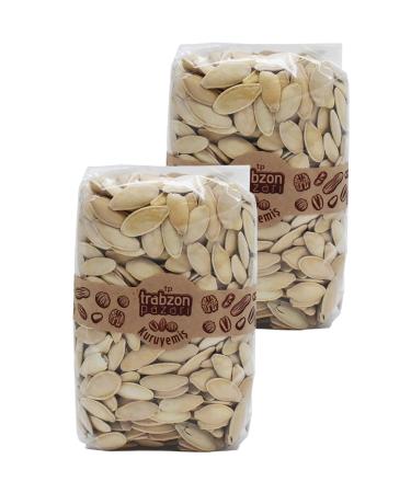 TRABZON PAZARI Local Roasted Salted Pumpkin Seeds 2x200 gr