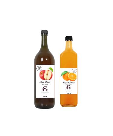 Suheylaana Natural Apple Vinegar 1500 Ml And Natural Orange Vinegar 1000 Ml