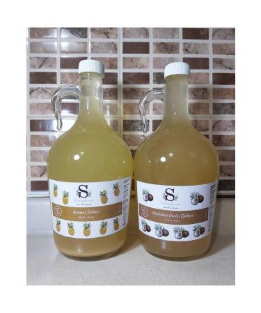 Suheylaana Natural Pineapple Vinegar 1500 Ml - Natural Coconut Vinegar 1500 Ml