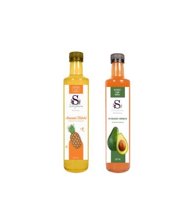 Suheylaana Natural Pineapple Vinegar 500 Ml And Natural Avocado Vinegar 500 Ml