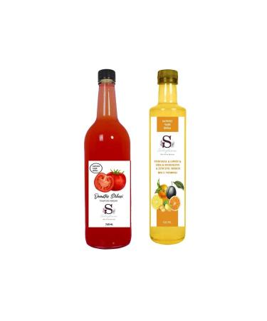 Suheylaana Natural Tomato Vinegar 750 Ml And Natural Black Rice Vinegar 500 Ml