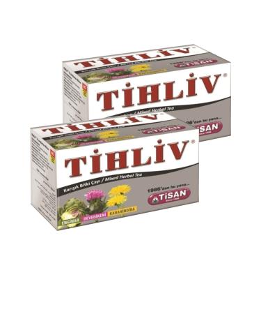 Tisan Tihliv Tea 2 Boxes Tisan Herbal Tea Bag Artichoke Thistle Dandelion Tea Bag 2 Pk.