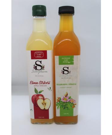 Suheylaana Natural Apple Vinegar 500 Ml - Natural Rosehip Vinegar 500 Ml