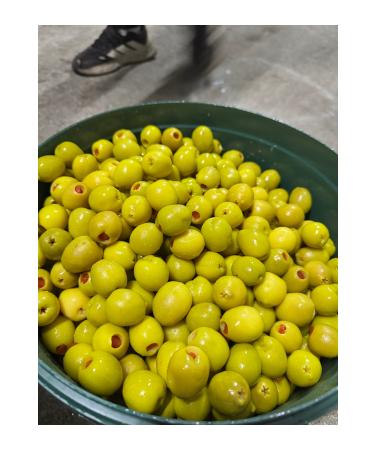 CERENAY Peppered olives - pepper stuffed olives 10 kg - Buy Online on GoSupps.com