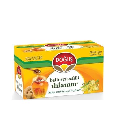 Do u Honey Ginger Linden Tea X 12 Pieces - Buy Online on GoSupps.com