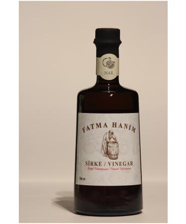 Fatma Han m Pomegranate Vinegar 500 Ml / Natural Fermentation in Oak Barrels