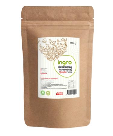 ngro Ekodiyet Roasted Buckwheat Flour (gre ka Flour) 1000 G