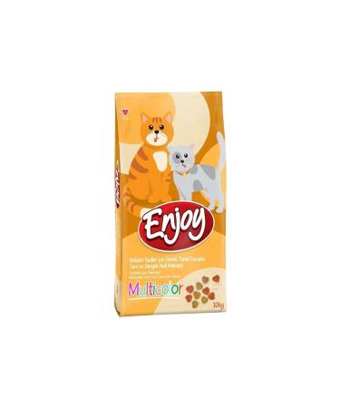 Enjoy Multicolor Colorful Chicken Adult Cat Food 10kg