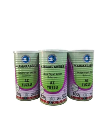 Marmarabirlik Special Olives Less Salty 800gr.*3 Pieces 291-320 Pieces