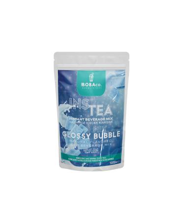 TheBobaCo. Bubblicious Instea Glossy Bubble - Silver Dust and Bubblegum Flavored Iced Tea Mix
