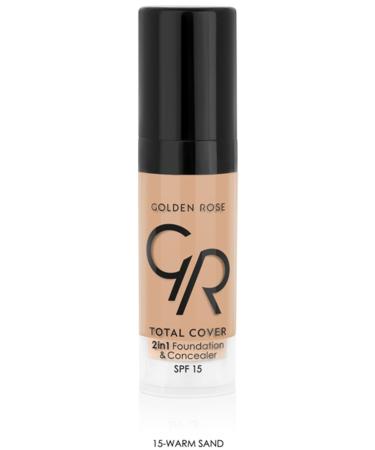 Golden Rose Brand: Total Cover Foundation Mini-warm Sand 15 Category: Foundation