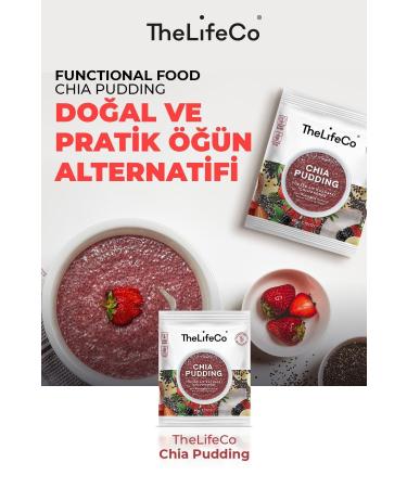 TheLifeCo Chia Pudding (HIGH FIBER PUDDING MIX) 57 G-12 Box (LOW CALORIE VEGAN GLUTEN-FREE) - Buy Online on GoSupps.com