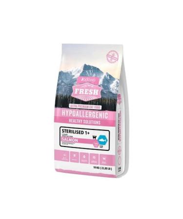 UDMK STORE Jadawa Fresh Salmon Sterilized Adult Cat Food 10 Kg