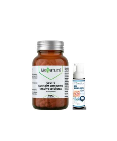 Venatura CoQ-10 Coenzyme Q10 200 mg Food Supplement 30 Capsules - Teeth Whitening Foam