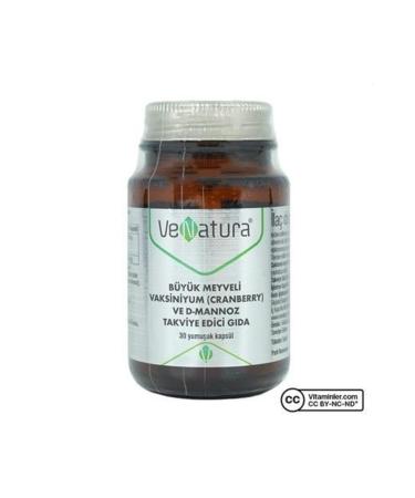 Venatura Cranberry And D Mannose Food Supplement 30 Softgels