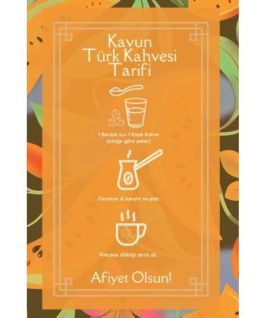 Nice Match Melon Turkish Coffee Melon Flavored Turkish Coffee 200 Gr - Buy Online on GoSupps.com