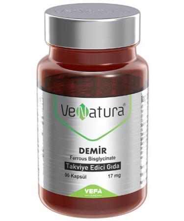 Venatura Iron Bisglycinate 17mg 90 Capsules