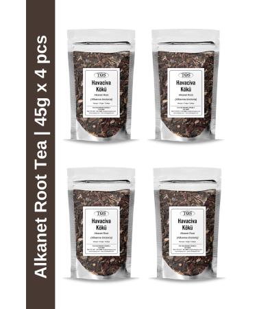 TOS The Organic Spices Mercury Root Tea 45 gr x 4 Pieces | Alkanet Root Tea | Alkanna tinctoria | Advantageous Set