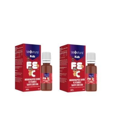 Venatura Kids Microencapsulated Iron and Vitamin C 20 Ml Drops 2 Pieces