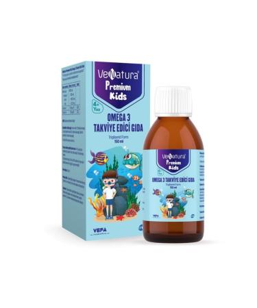 Venatura Kids Premium Omega 3 Food Supplement 150 Ml