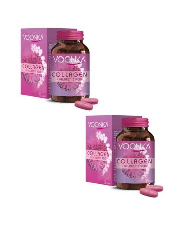 Voonka Beauty Collagen with Copper Biotin Selenium Vitamin C Zinc 32 Tablets X2 Pieces
