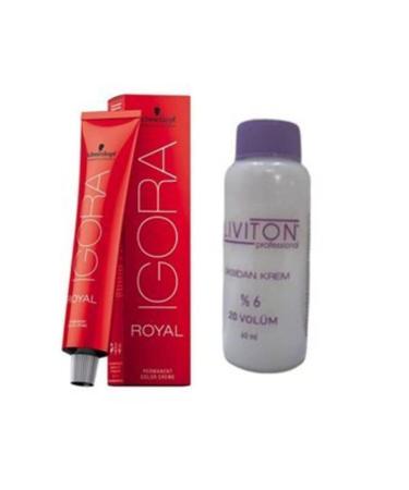 Igora 2 Pieces Royal 4-68 Coffee-Chocolate Red Hair Dye (original)