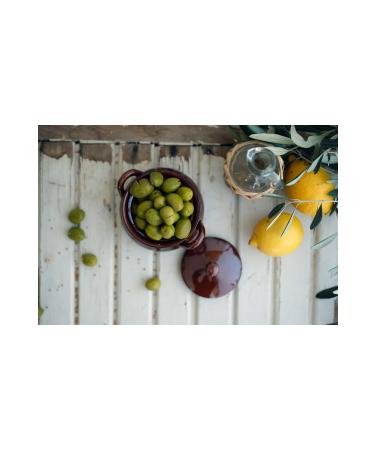 Mountain Fig Cracked Olives 1 Kg - Natural Brine Lightly Salted Green Olives - Buy Online on GoSupps.com