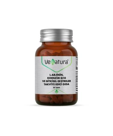 Venatura L-arginine Coenzyme Q10 and Herbal Extracts Food Supplement