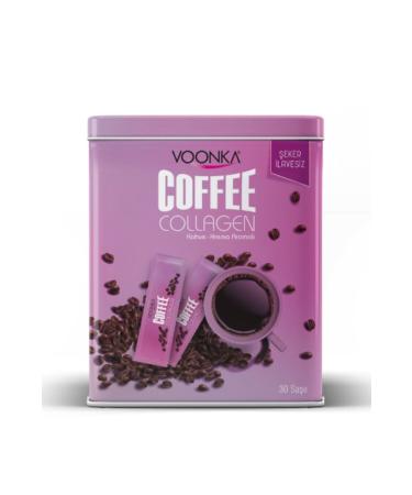 Voonka Coffee Collagen Cream 30 Sachets Coffee Cream Flavored No Sugar Added