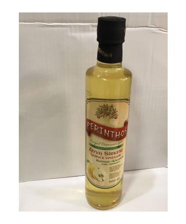 Perinthos Ne e Natural Quince Vinegar 500 ml Glass Bottle