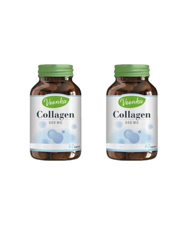 Voonka Collagen Containing Supplementary Food 62 Capsules X2 Pieces
