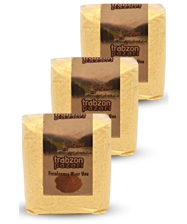 TRABZON PAZARI Trabzon Local Heirloom Seed Gluten-free Roasted Corn Flour 3x900 gr