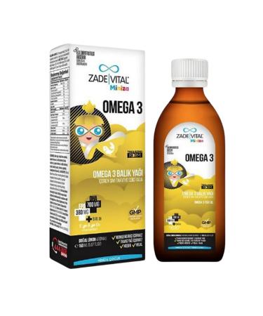 Zade Vital Miniza Omega-3 Fish Oil 150 ml