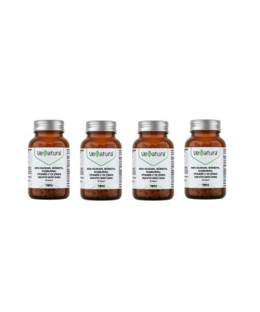 Venatura Beta Glucan Echinacea Rosehip Vitamin C and Zinc 30 Capsules*4 Pieces