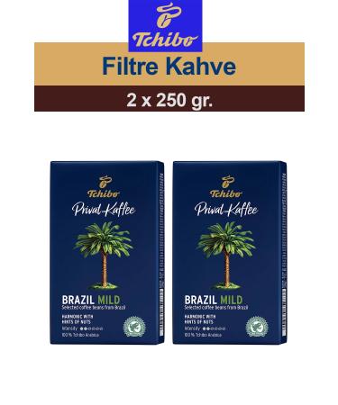 Tchibo Privat Kaffee Brazil Mild Ground Filter Coffee 2x250 gr.