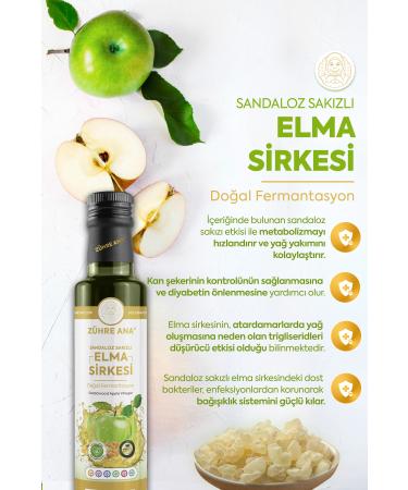 Z hre Ana Sandaloz Gum Apple Cider Vinegar Natural Fermentation Sandalwood Apple Vinegar 500 Ml - Buy Online on GoSupps.com