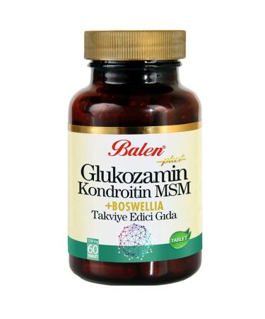 Balen Glucosamn Chondroitin Msm Boswellia 1200 Mg 60 Tablets