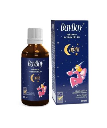 BayBay Night Drops Containing Melissa Chamomile 50 Ml Bottle