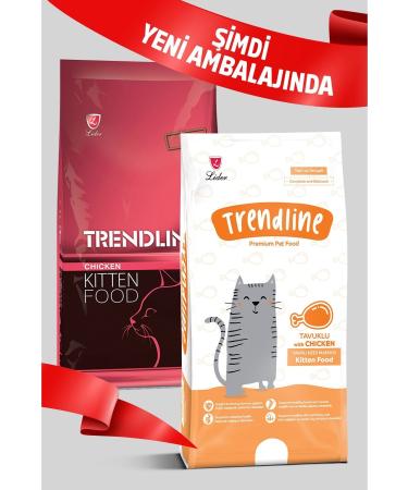 Trendline Kitten Chicken Kitten Cat Food 1 Kg 2 Pieces - Buy Online on GoSupps.com