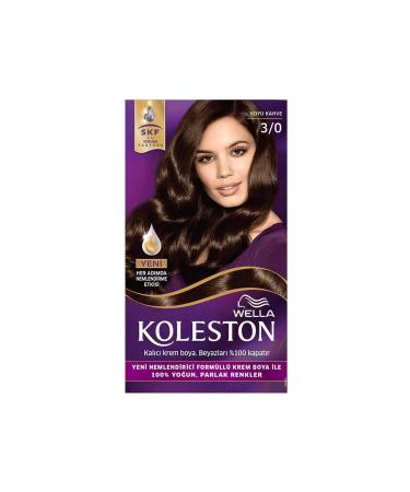 Wella Koleston Kit Hair Dye 3/0 Dark Brown