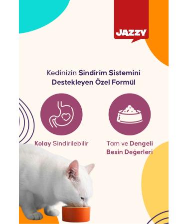 JAZZY General Cat Adult Cat Food Chicken 1.2 Kg - Buy Online on GoSupps.com