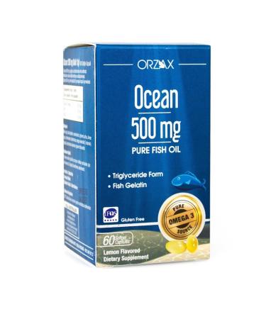 Ocean Pure Fish Oil 500 mg 60 Capsules