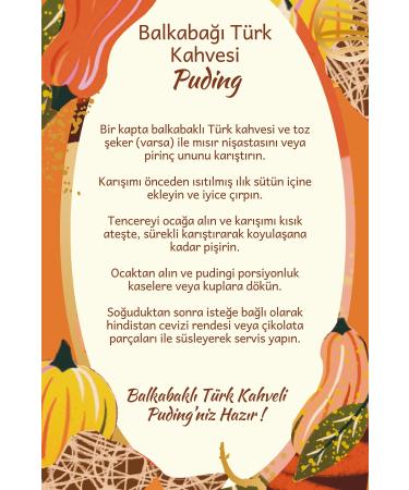 Mim and More Pumpkin Turkish Coffee Pumpkin Flavored Turkish Coffee 200 Gr - Buy Online on GoSupps.com