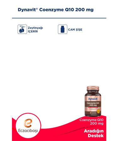 Dynavit Coenzyme Q10 200 Mg 30 Softgels 200 mg - Buy Online on GoSupps.com