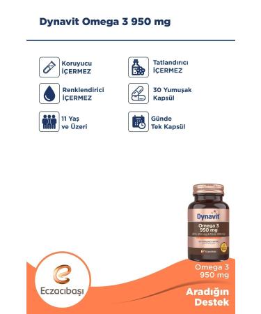 Dynavit Omega3 950 Mg 30 Lumps Capsule - Buy Online on GoSupps.com